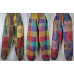 S-5XL Patchwork Cotton Trousers Hippy Boho Yoga Pants Wide Festival Casual HT21