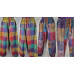 S-5XL Patchwork Cotton Trousers Hippy Boho Yoga Pants Wide Festival Casual HT21