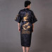 Kimono Bathrobe Gown Home Clothing Oversize 3XL men Embroidery Robe Sleepwear