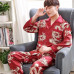 Bathrobe Men Satin Silk Robe Embroidery Dragon Kimono Sleepwear Fashion Style