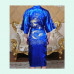 Bathrobe Men Satin Silk Robe Embroidery Dragon Kimono Sleepwear Fashion Style