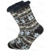 Mens Thermal Socks 4.7 Tog Fleece Sherpa Lining Slipper Gripper Bed 6-11 Socks