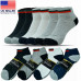 Mens 3-12 Pairs Cotton Sports Comfort Ankle/Quarter Crew Low Cut Socks Size 9-13