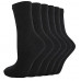 1-24 Pack 100% Cotton Premium Mens Womens Ladies Crew Socks Ankle Uniform Socks