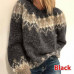 Women's Ladies Winter Knitted Warm Jumpers Pullover Tops Baggy Sweater Plus Size