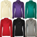 New Womens Ladies Plus Size Button Collar Long Sleeve Top Knitted Jumper 14 - 20