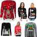 Ladies Womens Girls Xmas Christmas Novelty Jumper Sweater Rudolph Top Plus 8-24