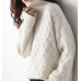 Autumn and Winter High Collar Cashmere Sweater Women's Base Wool Sweater